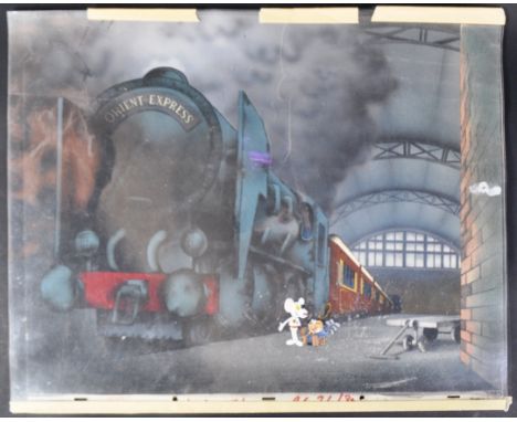 Danger Mouse (1981) - Cosgrove Hall Films - Danger Mouse On The Orient Express - an original production screen used large for