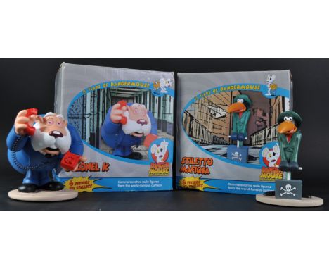 Danger Mouse - Concept 2 Creation - Stiletto Mafiosa and Colonel K -&nbsp; a 25th Anniversary boxed commemorative resin figur