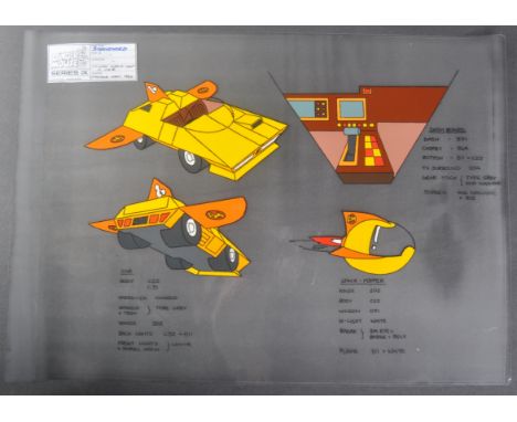 Danger Mouse (1981) - Cosgrove Hall Films - an original production used large format 16x12" 'Standard' colour model sheet ani