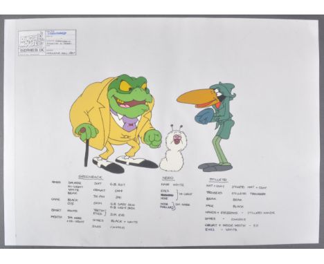 Danger Mouse (1981) - Cosgrove Hall Films - an original production used large format 16x12" 'Standard' colour model sheet ani