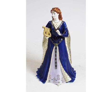 A Royal Worcester porcelain figure of The Maiden of Dana, sold with certificate, 25cm highCondition report: Condition is good