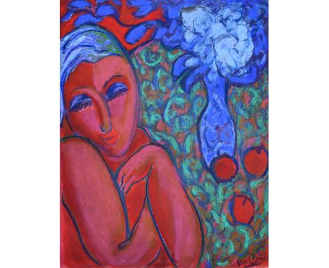 Ian Craig (20th Century), a pair of signed pastel studies of female figures, each around 27" x 21" (68 x 53cm), (2).