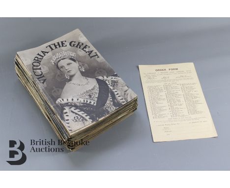 87 Vintage Cinegram souvenir programs from 1930s with an order form from 1939, 16 page booklet of black and white images from