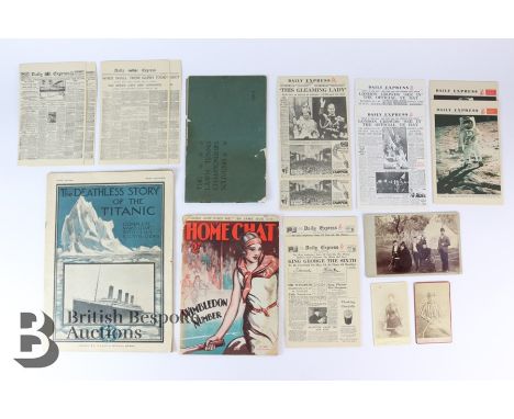 Vintage publications, 1914 The Lawn Tennis Championships souvenir booklet 1914, Home Chat Wimbledon Number published in 1931,
