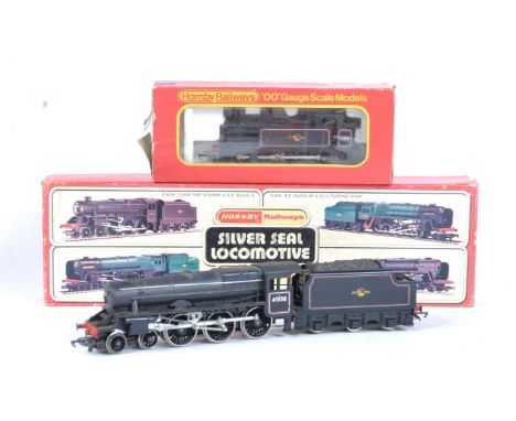 Two original vintage Hornby 00 gauge model railway trainset locomotive engines comprising;&nbsp;R52S Class 3F 0-6-0T 47606 in