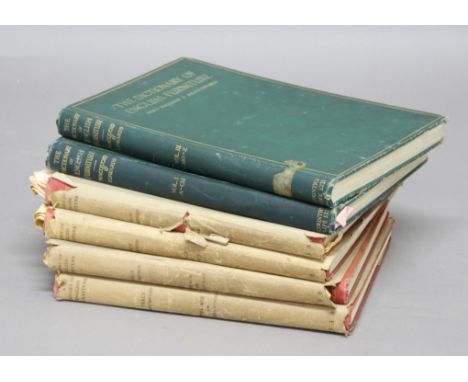 MACQUOID (P), A History of English Furniture, published Lawrence &amp; Bullen Limited, London, 1938, four volumes, red cloth 
