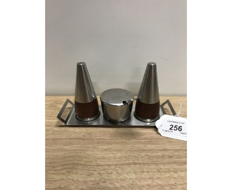 VINTAGE DANISH CRUET SET BY STELTON