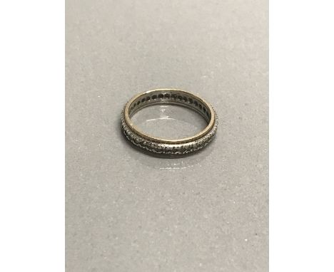 YELLOW & WHITE GOLD RING