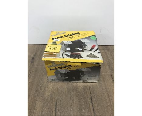 HANNING BENCH GRINDER (NEVER USED)