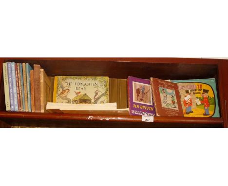 Collection of assorted children's books, inc. works by Alison Uttley, Buffin Books, etc., and a Camberwick Green pop-up book