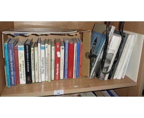 Assorted books on climbing, etc (1 shelf) 