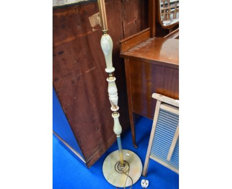 An onyx standard lamp