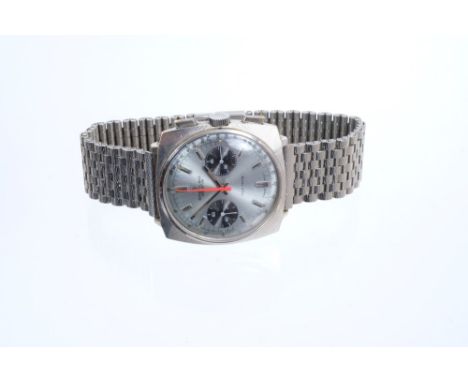 1960s / 1970s gentlemen's Breitling Top Time Chronograph wristwatch with 'Panda' dial, manual-wind movement, in a stainless s