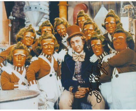 Albert Wilkinson signed colour photo 10x8 Inch. An Actor. "Willy Wonka". Good condition.  All autographs come with a Certific