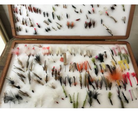 A good collection of fishing equipment including hardy R walker fly rod 9 ft 3 , Hardy R Walker farnborough fly rod 9 ft 3 , 