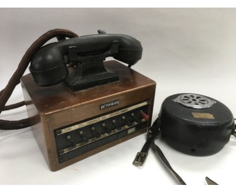 A Dictograph phone exchange and a Blick timing clock (2) - NO RESERVE