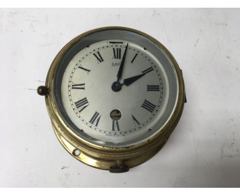 A ships brass cased clock, made by Sestrel - NO RESERVE