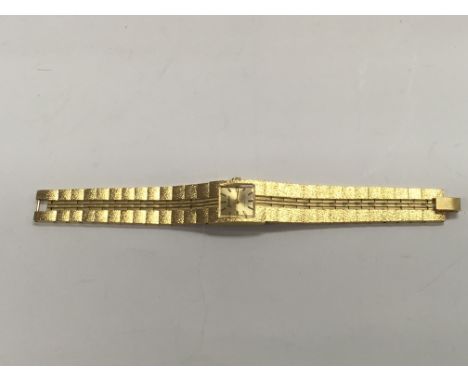 An unworn gold plated Giralux ladies watch, manual wind. As new in box - NO RESERVE