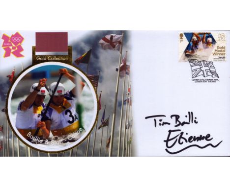 Baillie and Stott - Canoe signed London 2012 gold collection FDC. Good condition. All autographs come with a Certificate of A