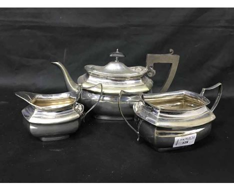 LOT OF SILVER PLATED WAREincluding tea service