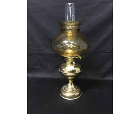 VICTORIAN STYLE BRASS OIL LAMP