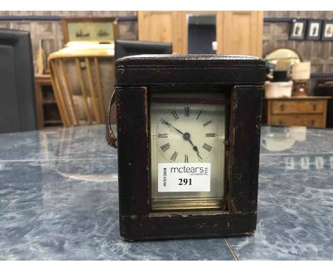 EDWARDIAN CARRIAGE CLOCK