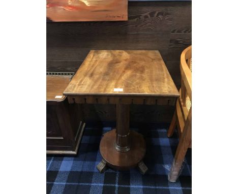 MAHOGANY SIDE TABLE