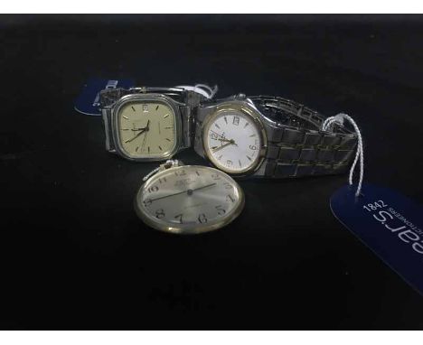 GENTLEMAN'S TISSOT SEASTAR WRISTWATCH along with Gentleman's Rotary wristwatch and Fero Feldmann 17 Rubis Antigmagnetic pocke