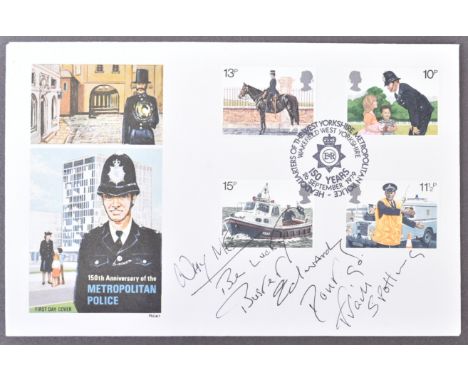 The Great Train Robbery - Ronald ' Buster ' Edwards (1931-1994) - autographed 1979 150th Anniversary Of The Metropolitan Poli