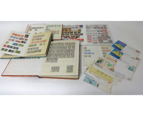 A general collection of British stamps in several albums, Victoria to present day also some first day covers