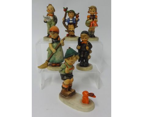 Six various Hummel figures
