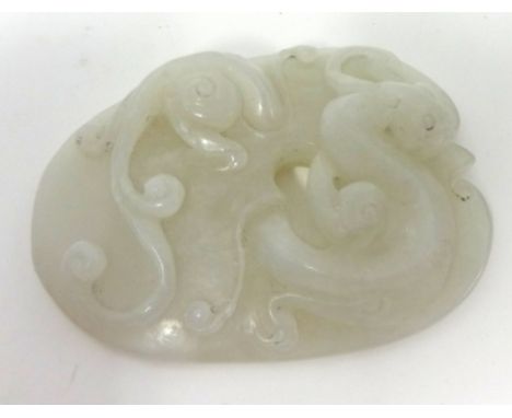 A white Jade pendant