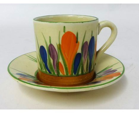 Clarice Cliff Crocus cup and saucer