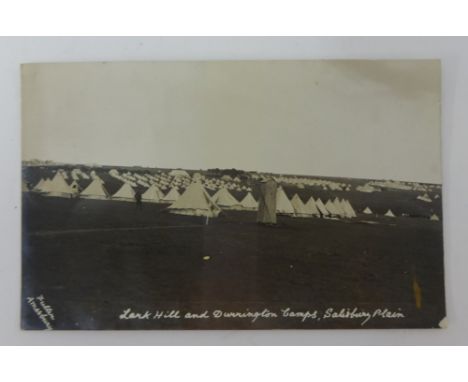 An Interesting collection of WW I postcards mainly sent to a Plymouth Lady including real photographic cards including Police