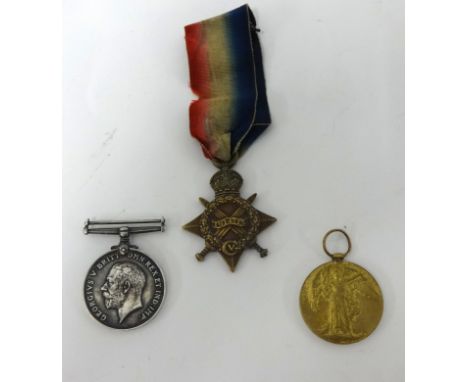 A Great War Trio of medals, 92001 GNR.S.BAILEY.R.A, also an interesting collection of war time press clippings in three album