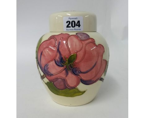 W. Moorcroft pottery ginger jar, 16cm high