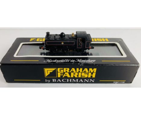 Graham Farish N Gauge 371-927 8750 Pannier Tank BR Black Boxed - CONDITION REPORT: Numbers Rubbed on Both Sides. P&amp;P Grou