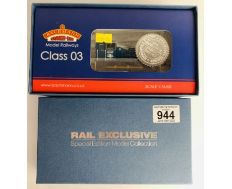 Bachmann OO Gauge 31-360Y Class 03 Special Edition Rail Exclusive 500 LTD ED Loco - Boxed. P&amp;P Group 1 (£14+VAT for the f