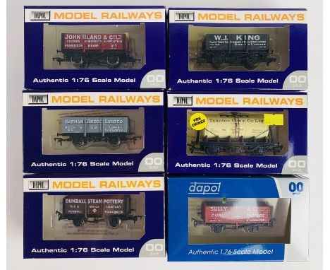 6x Dapol OO Gauge LIMITED EDITION Assorted Freight Wagons - All With Ltd Ed Certificates &amp; Boxes. P&amp;P Group 1 (£14+VA