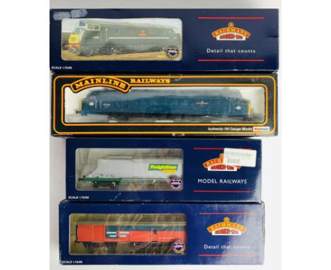 4x 4mm Locos / Coaches - All Fitted with P4 Wheel Sets - SPARES / REPAIR Only - Bachmann Warship - Parts Missing, Mainline 45