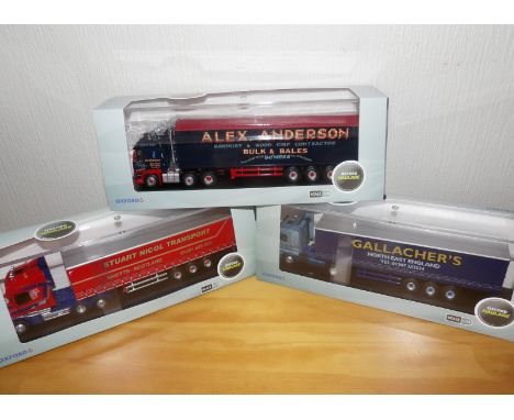 1.76 Scale Oxford Haulage x 3 Stuart Nicol, Gallacher Bros, Alex Anderson. P&amp;P Group 1 (£14+VAT for the first lot and £1+