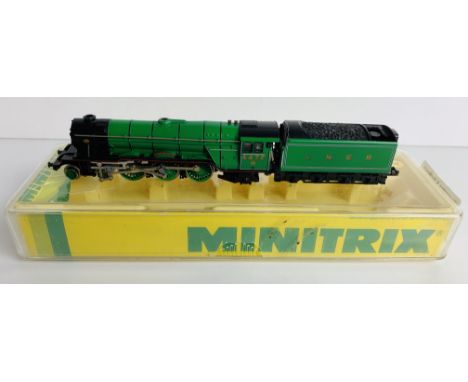 Minitrix N Gauge 12949 LNER 'Flying Scotsman' 4472 Apple Green Livery - Boxed.P&amp;P Group 1 (£14+VAT for the first lot and 