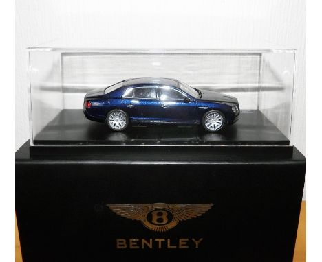 1.43 Scale Kyosho Bentley Flying Spur W12 (Peacock). P&amp;P Group 1 (£14+VAT for the first lot and £1+VAT for subsequent lot