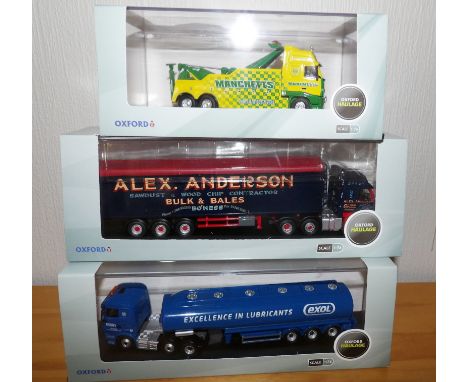 Oxford 1.76 x 3 Exol Tanker, Alex Anderson Moving Floor, Manchetts Recovery.  P&amp;P Group 2 (£18+VAT for the first lot and 