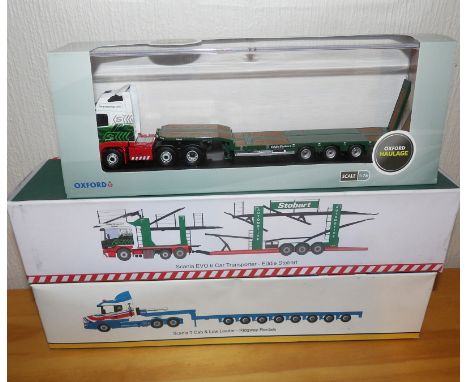 Oxford 1.76 x 3 Ridgway Rentals, Stobart Car Transporter, Stobart Low Loader. P&amp;P Group 2 (£18+VAT for the first lot and 