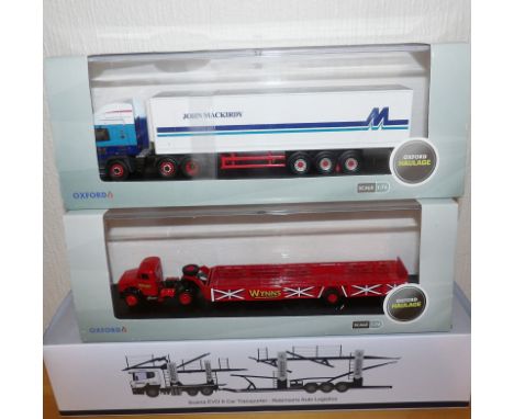 Oxford 1.76 x 3 John Mackirdy, Robinsons Car Transporter, Wynns Queen Mary.  P&amp;P Group 2 (£18+VAT for the first lot and £