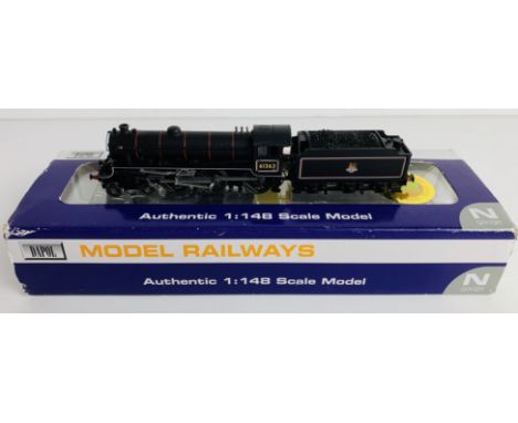 Dapol N Gauge ND-120F BR Lined Black Early Crest 61363 Steam Loco Boxed. P&amp;P Group 1 (£14+VAT for the first lot and £1+VA