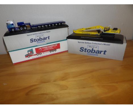 Atlas Collection 1.76 x 2 Eddie Stobart Collection + 1 Oxford 1.76 J.H.Yates T Cab Curtainside. P&amp;P Group 2 (£18+VAT for 