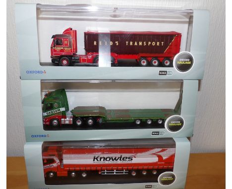 Oxford 1.76 x 3 Knowles Transport, Cadzow Lowloader, Reids Transport.  P&amp;P Group 2 (£18+VAT for the first lot and £2+VAT 