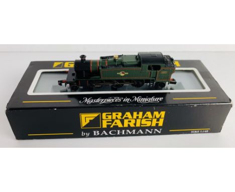 Graham Farish N Gauge 371-977 61XX Prarie Tank BR Green Lined 5153 Late Crest Loco - Boxed. P&amp;P Group 1 (£14+VAT for the 